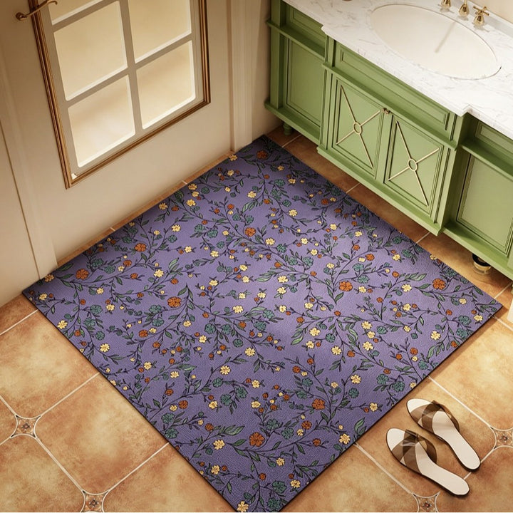 Floral Decorative Area Mat