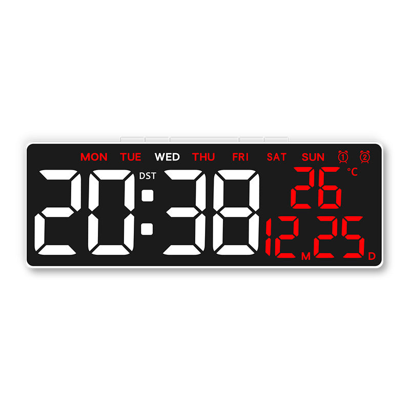Digital alarm clock with large, clear LED display and temperature display Kalsten