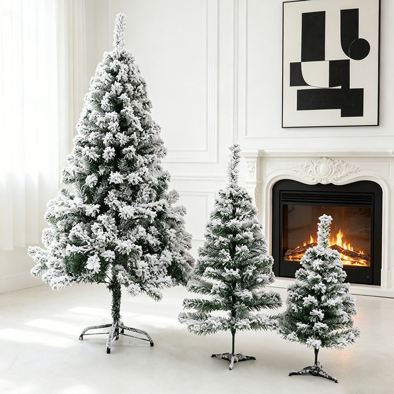 Artificial Snowy Christmas Tree