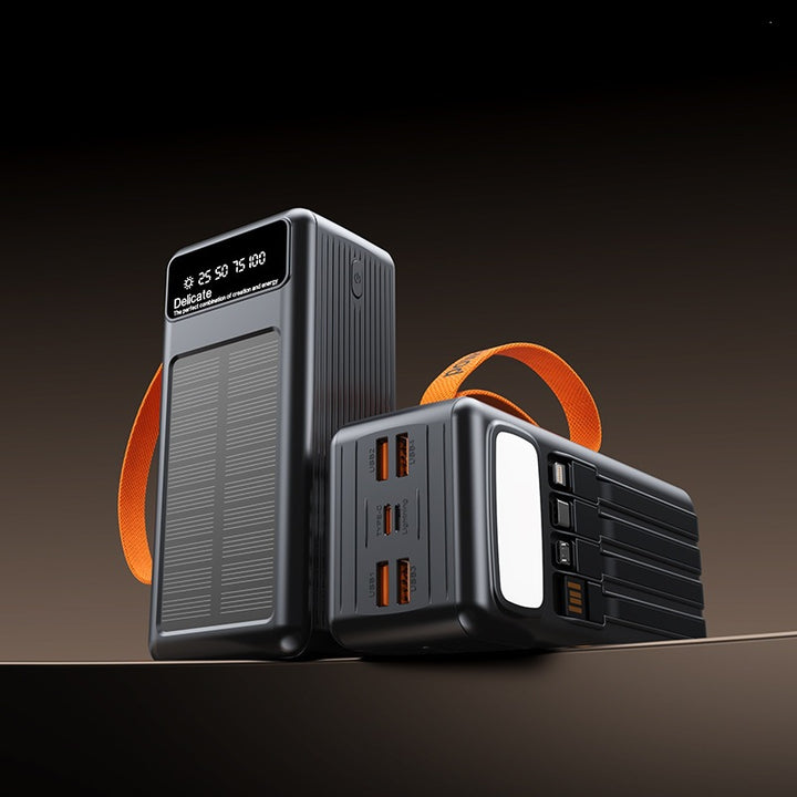 Multifunctional Solar Power Bank with Digital Charging Display Kalsten