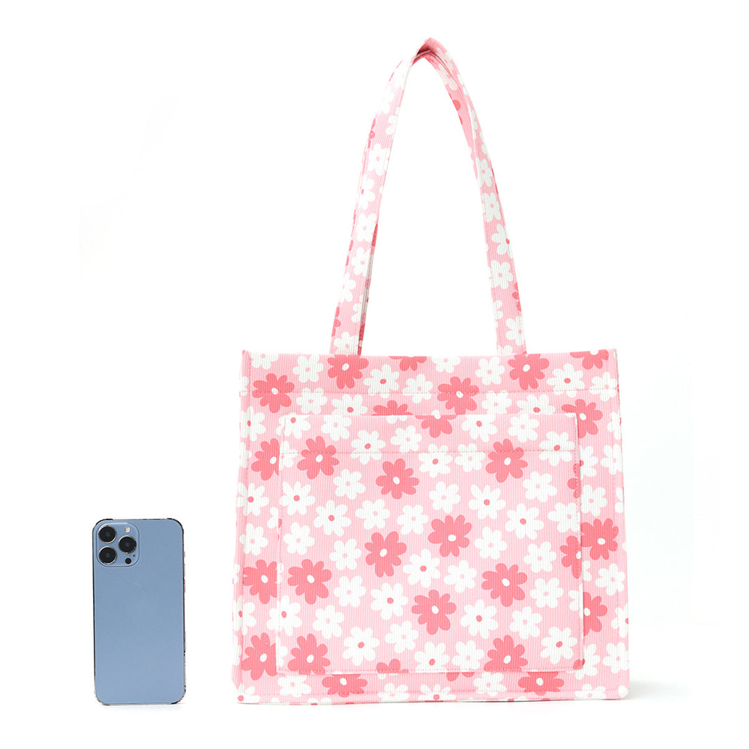 Trendy shopping bag with floral design Kalsten