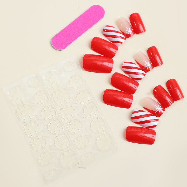 Holiday Themed Press-On Nail Set Kalsten
