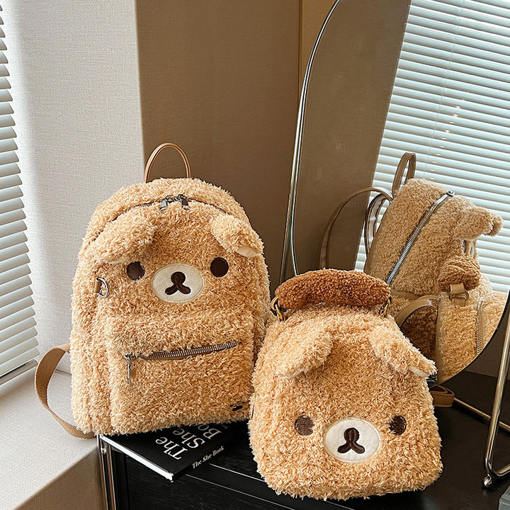 Plush Backpack in Funny Bear Design Kalsten