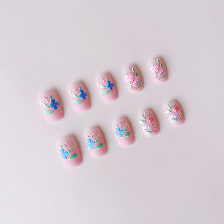 Nail art set with floral 3D embellishments Kalsten 1788017362