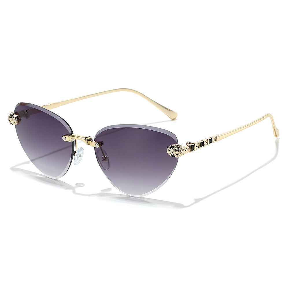 Designer Cat-Eye Sunglasses with Decorative Accents Kalsten