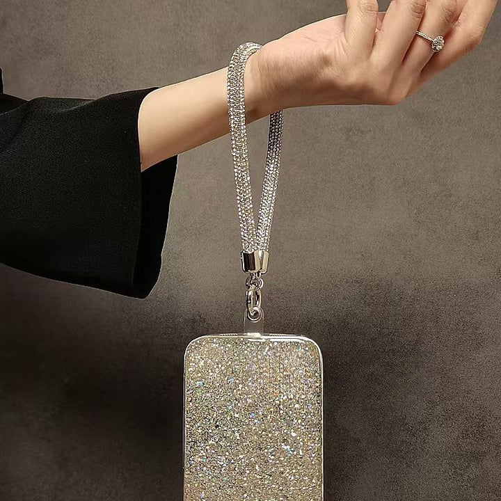 Rhinestone-Accented Handbag Strap Kalsten