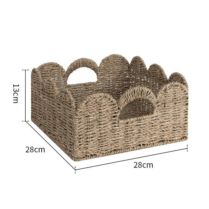Decorative Storage Basket Made of Woven Natural Material Kalsten