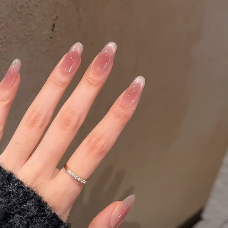 Elegant Pink Ombre Stiletto Press-On Nails Kalsten