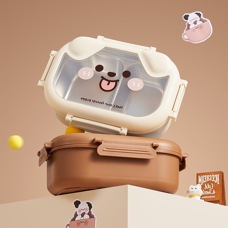 Playful Dog-Themed Bento Lunch Box