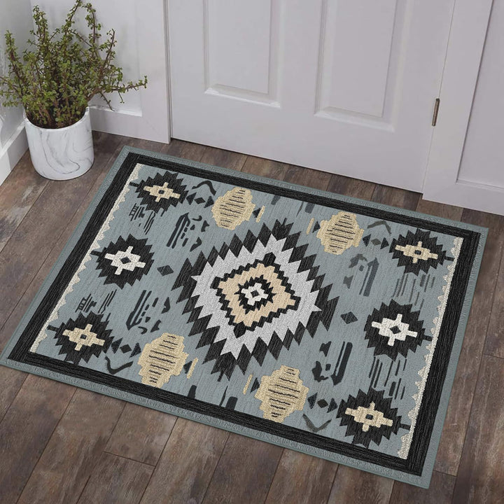 Geometric Patterned Decorative Area Rug