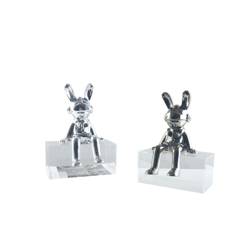 Elegant Decorative Bunny Figurine