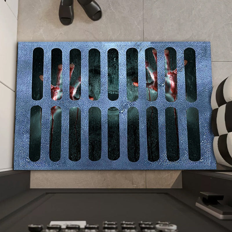 Halloween-Themed Decorative Mat