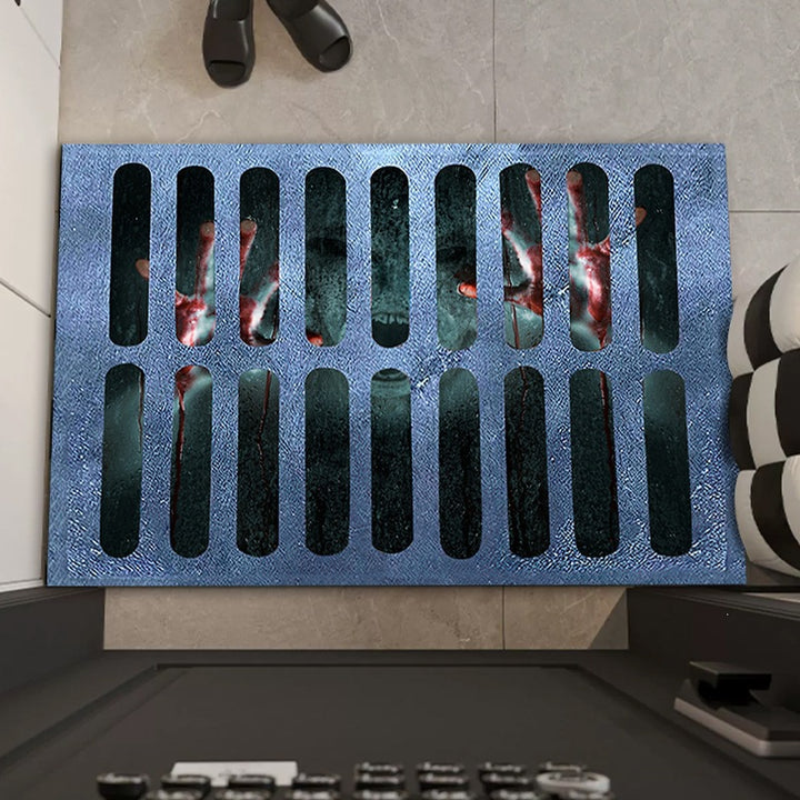 Halloween-Themed Decorative Mat