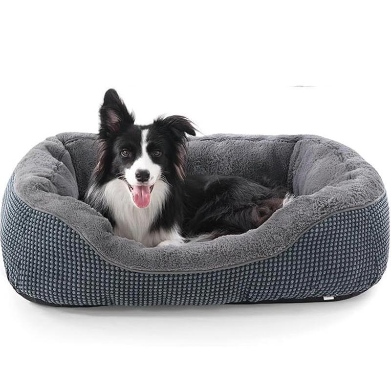 Plush Cuddler Dog Bed