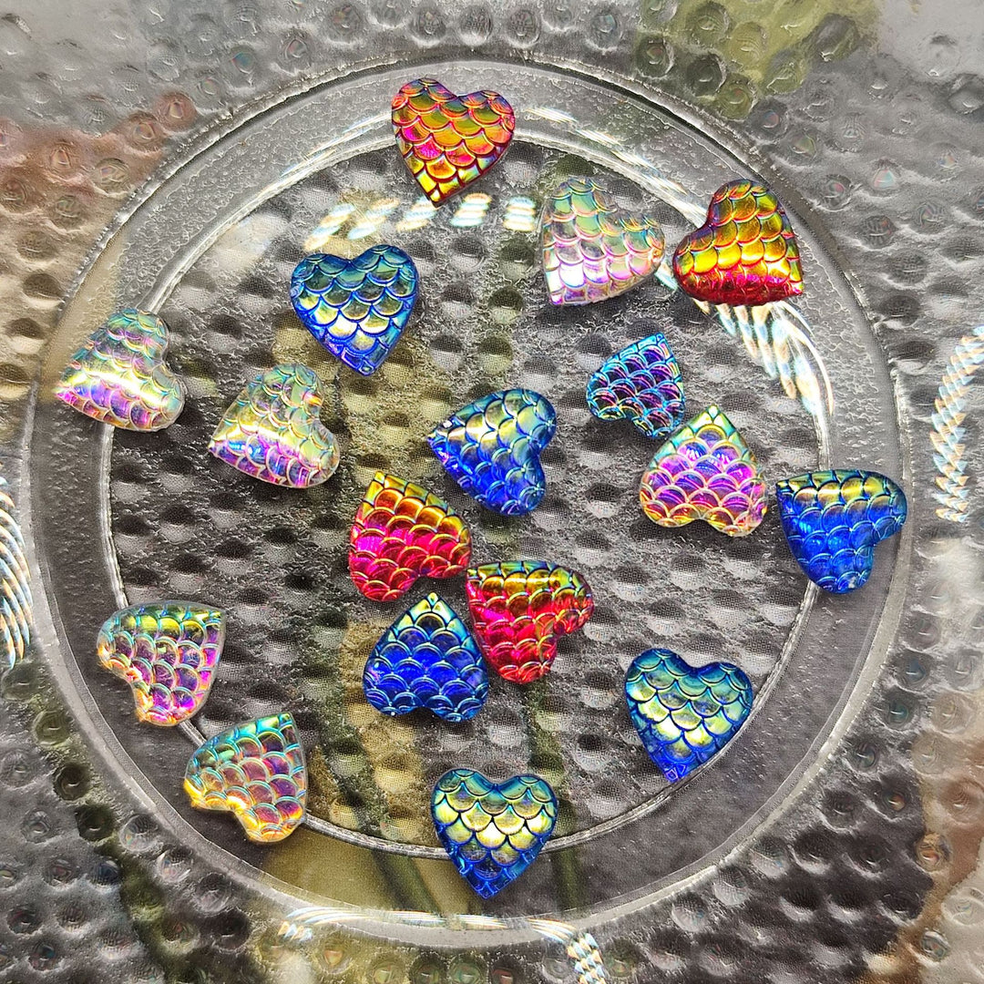 Sparkling Heart-Shaped Decoration Stones Kalsten