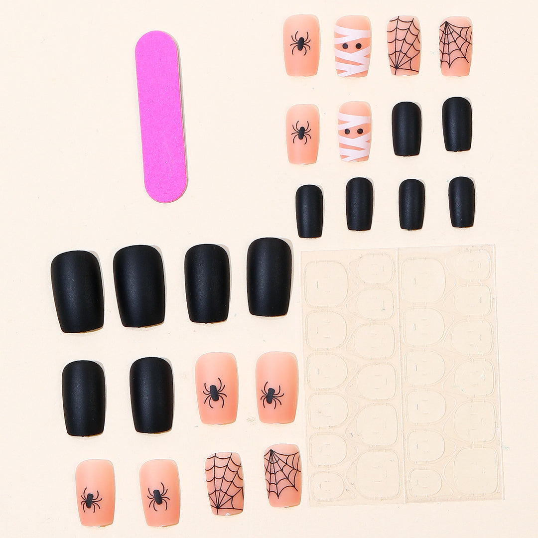 Halloween-Inspired Spooky Nail Art Extensions Kalsten