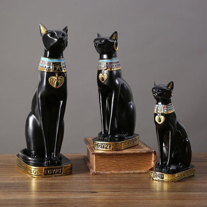 Antique Egyptian Cat Figures Kalsten