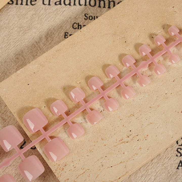 Natural Glossy Press-On Nail Set Kalsten 1790727408