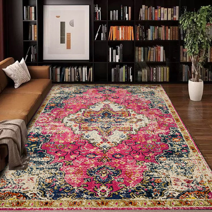 Vintage-Inspired Bohemian Area Rug