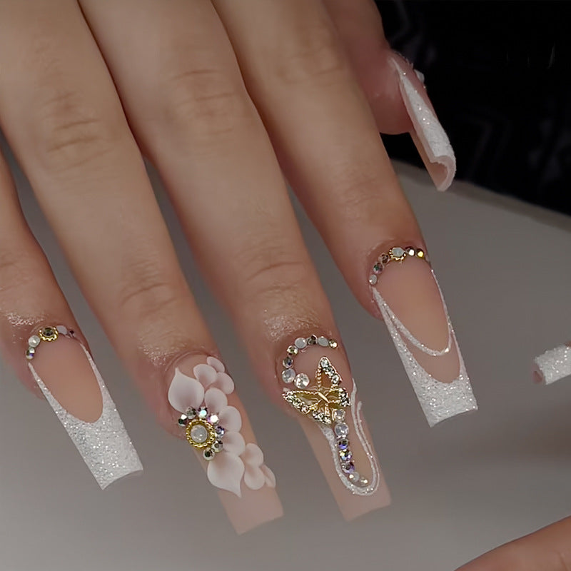 Elegant Heart-Designed Press-On Nail Tips Kalsten
