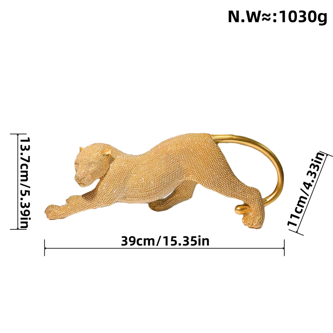 Elegant decorative figure of a panther Kalsten