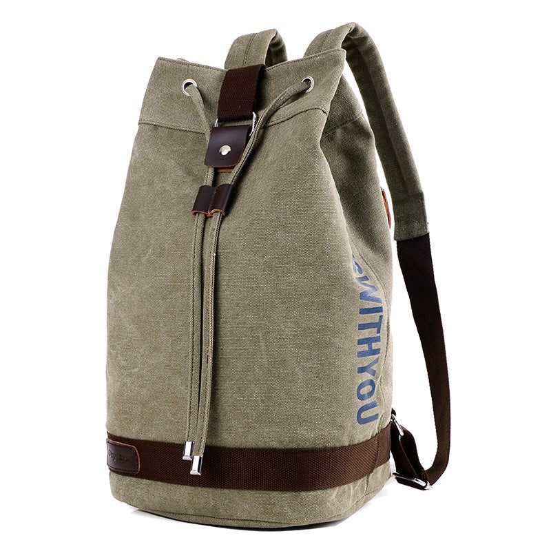 Trendy Canvas Drawstring Backpack Kalsten