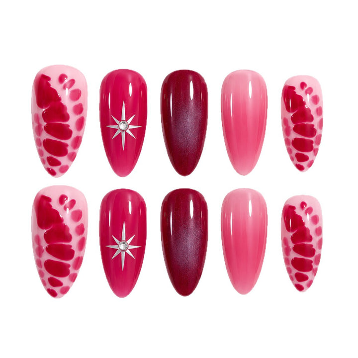 Elegant Stiletto Nail Art Extensions