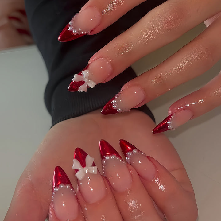 Elegant Stiletto Press-On Nail Art Kalsten