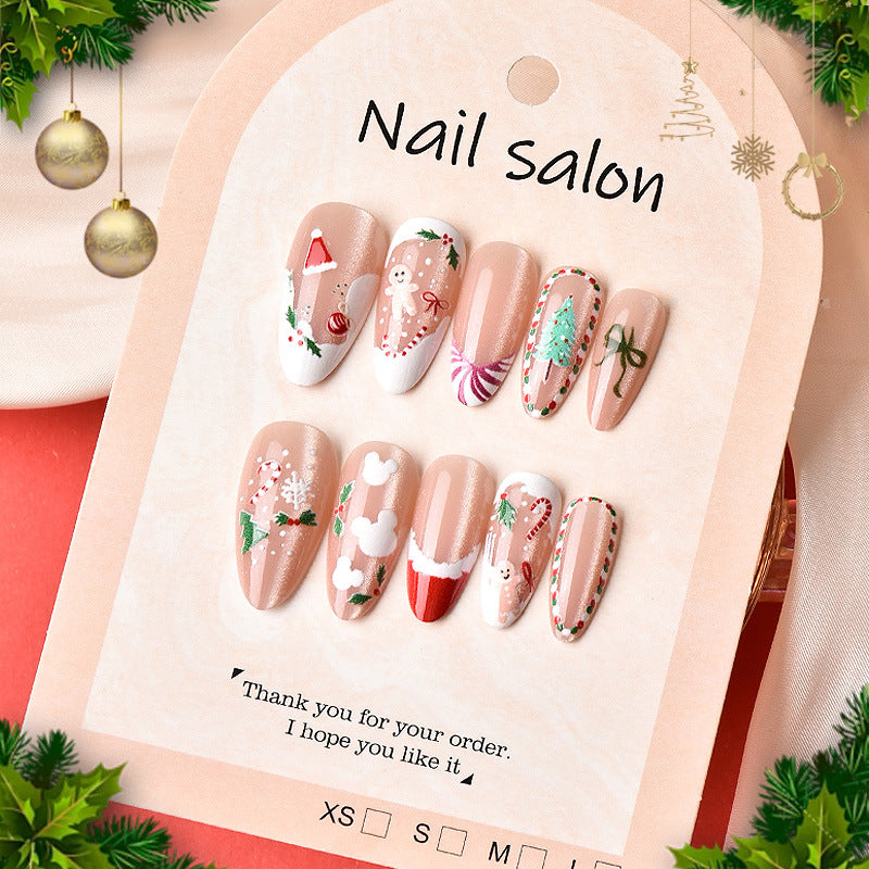Festive Seasonal Press-On Nail Set