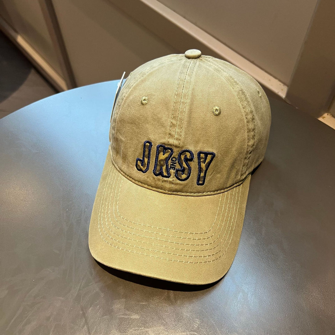 Distressed Cotton Adjustable Baseball Cap