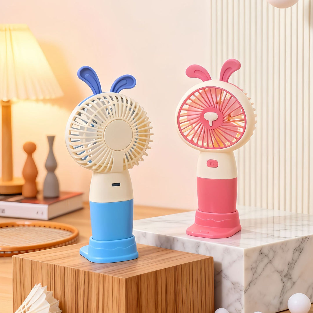 Ladies Portable USB Hand Fan with Playful Design Kalsten