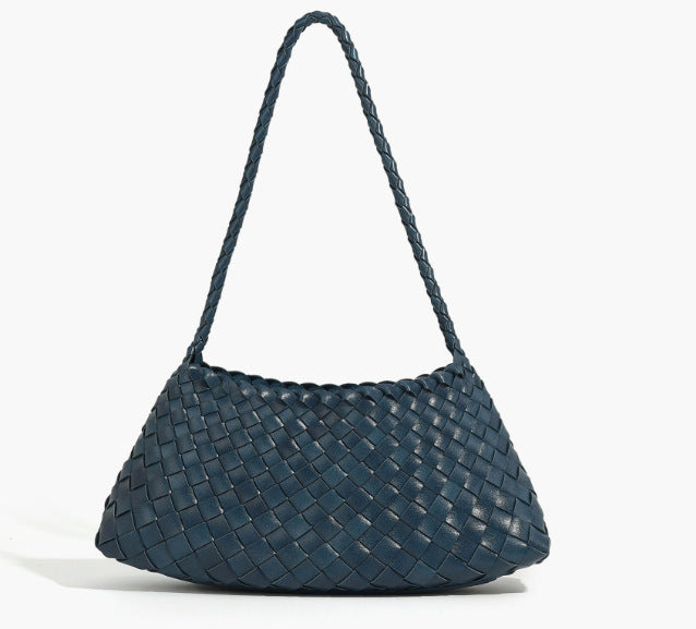 Textured Woven Slouchy Shoulder Bag Kalsten