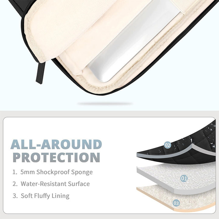 Padded Laptop Handbag with Versatile Interior Pockets Kalsten