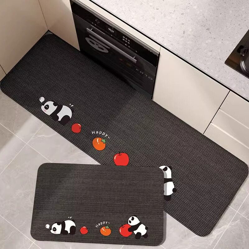 Playful Dog-Themed Kitchen Mat