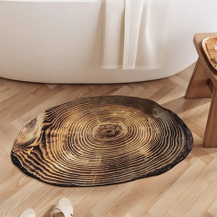Artistic Circular Area Rug for Indoor Home Decor