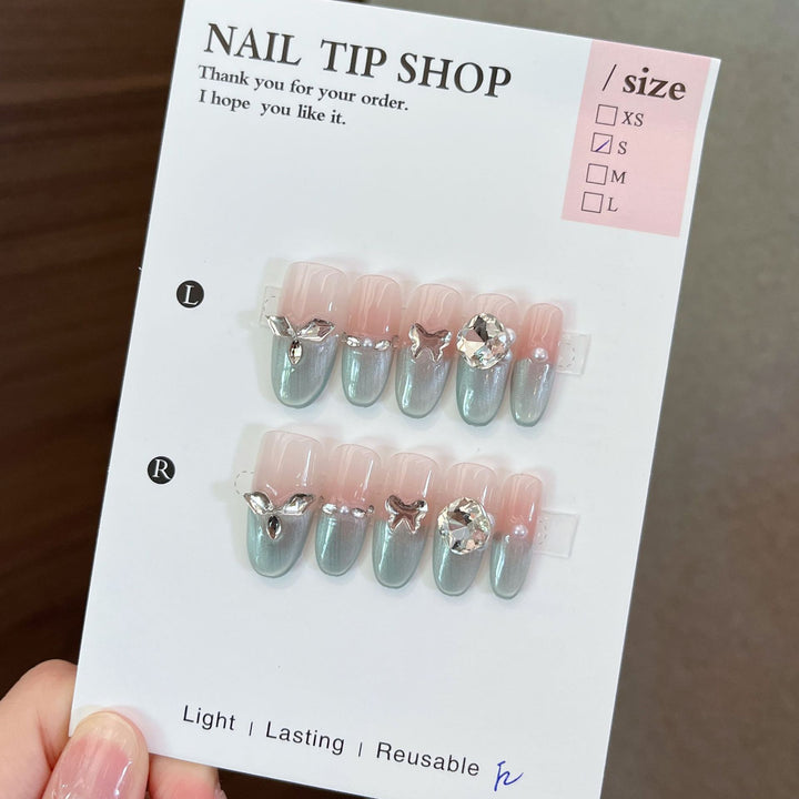 Decorative Animal Print Press-On Nail Set Kalsten