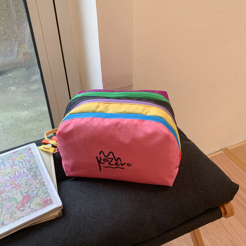 Multi-Zipper Cosmetic Bag Kalsten