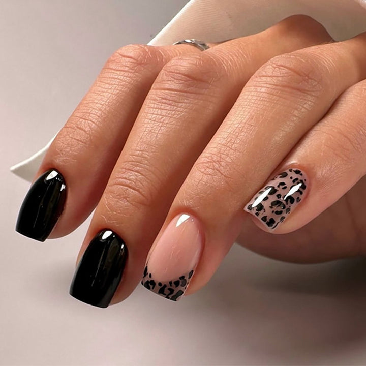 Artful Gel Nails in Leopard Design Kalsten