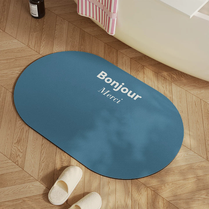 Inspirational Quote Bath Mat
