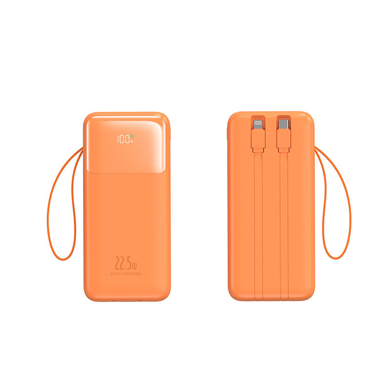 Portable power bank with integrated charging cable and fast charging function Kalsten