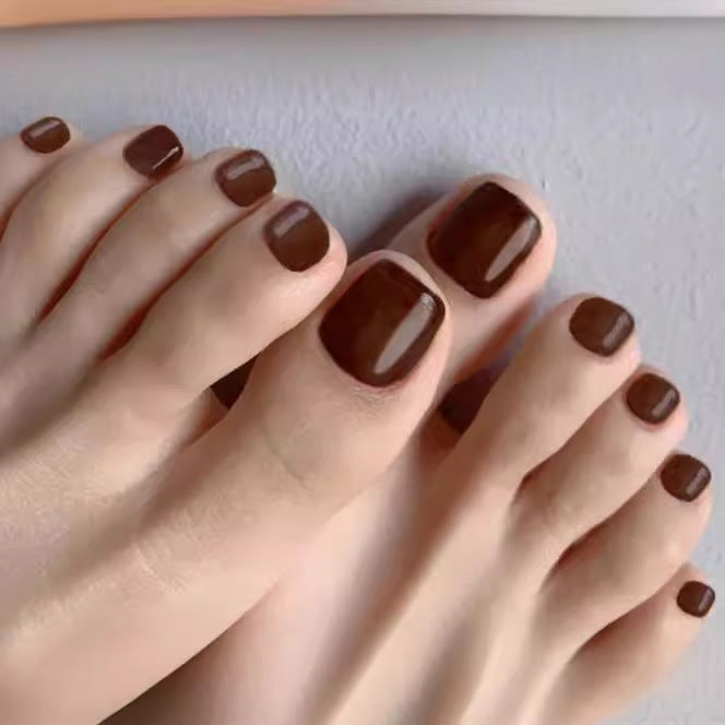 Glossy Premium Press-On Toenails Kalsten