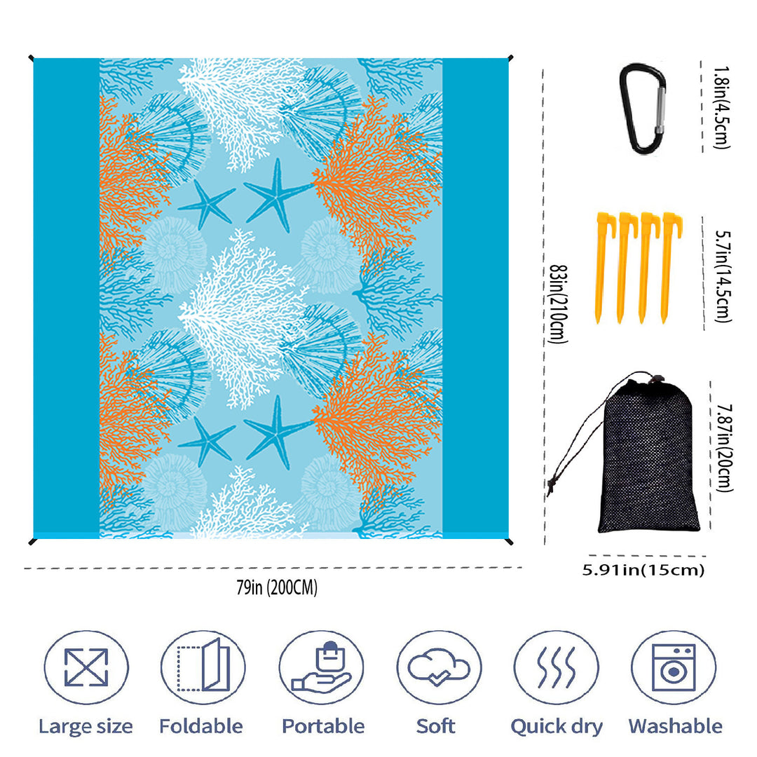 Large Outdoor Multi-Functional Picnic Blanket Kalsten