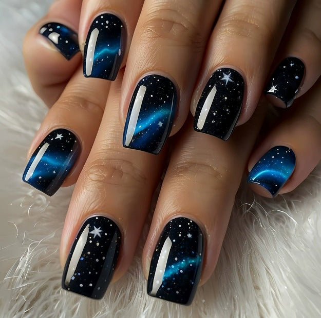 Galaxy-Themed Nail Art Set Kalsten