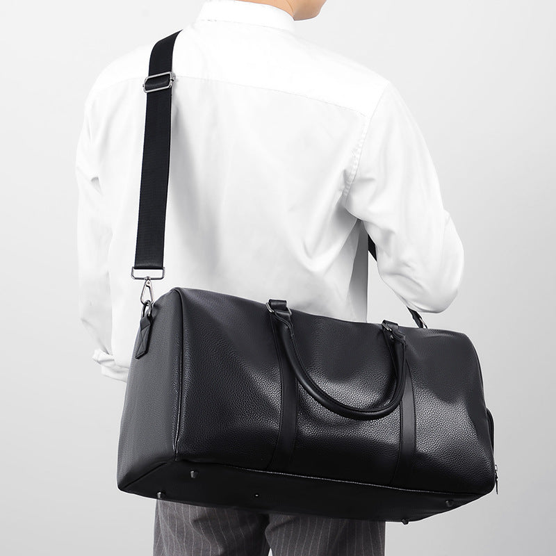 Premium Leather Weekend Travel Duffle Kalsten