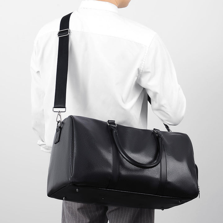 Premium Leather Weekend Travel Duffle Kalsten