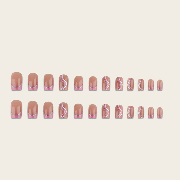 Glamorous Nail Art with Rhinestones Kalsten