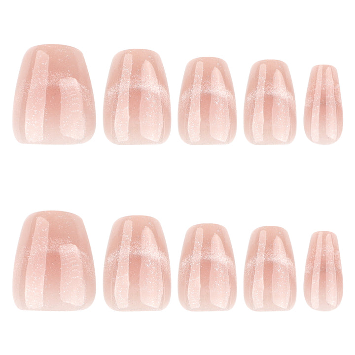 Elegant Nail Designs with Glitter and Gradient Kalsten