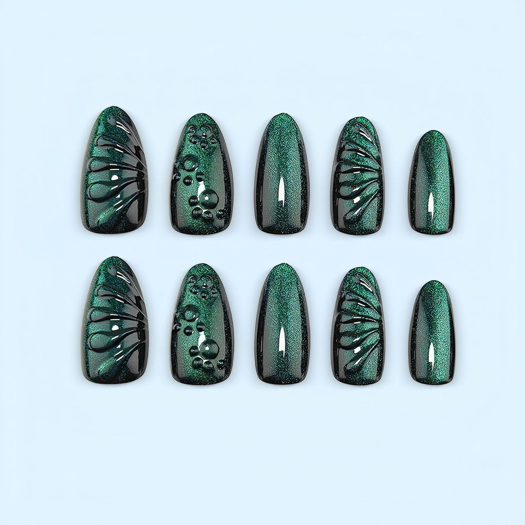 Creative nail art set with stylish 3D effects Kalsten