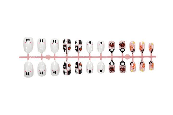 Artificial nail set with seasonal Halloween motifs Kalsten