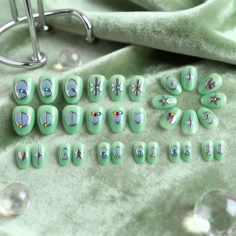 Artistic Embellished Nail Art Kalsten